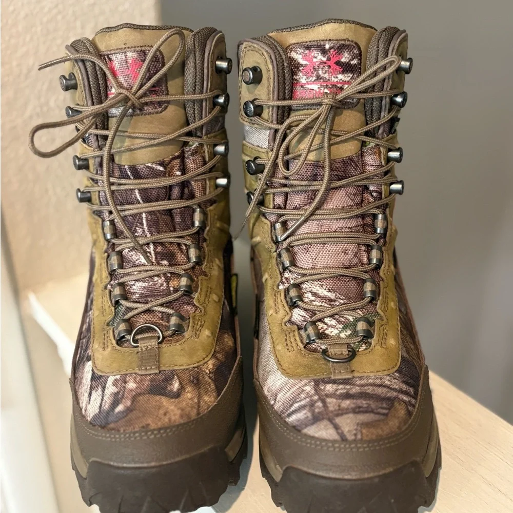 Under Armour Brow Tine Womens sz 6 Hunting Boots 800 Gram Gore-Tex Camouflage - Picture 6 of 9
